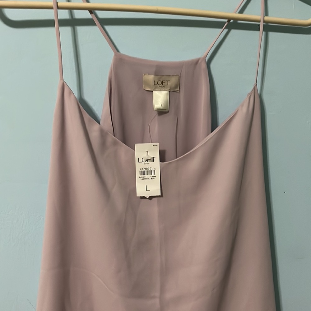 Ann Taylor Loft Size L Flowy Summer Top NWT - Picture 2 of 4